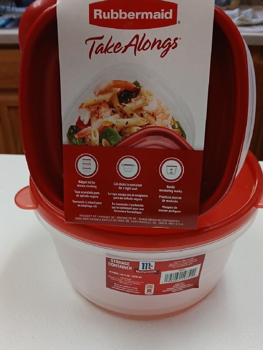 Rubbermaid Red TakeAlongs  Food Storage Container Bundle